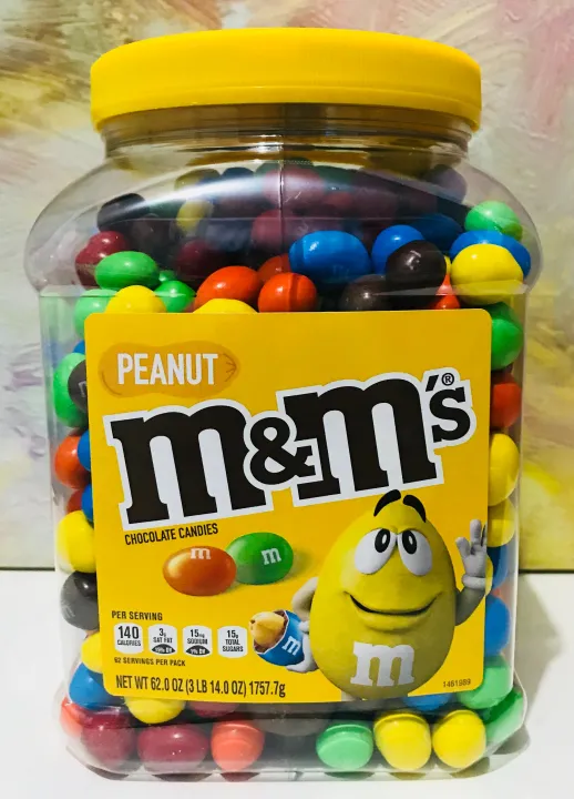 M&m's Peanut Chocolate Candies 1.758kg 