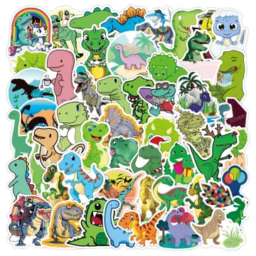 Dinosaur Sticker Pack, Stickers, Dino Stickers, Stickers for Laptops, Phone  Cases,water Bottles,blue Stickers,pink Stickers,kawaii Stickers 