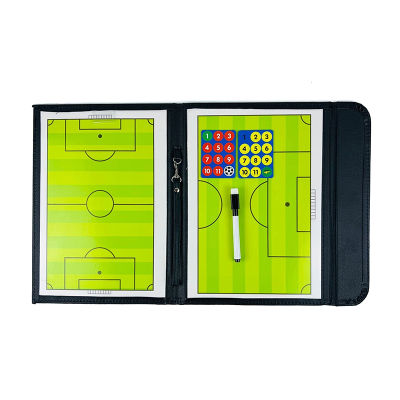 โค้ชแม่เหล็ก GUDE001พับได้ใช้ในกระดานแผนการเล่นกีฬาฝึกฟุตบอลเกมฟุตบอลกระดานวางแผนกลยุทธ์ Latihan Sepak Bola คลิปบอร์ดร้อน