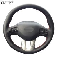 【YF】 Hand-stitched Black Artificial Leather Car Steering Wheel Covers For Kia Sportage 3th 2011-2014 Ceed 2010