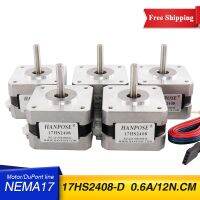 ☢ 5PCS Nema17 stepper motor 42 motor 0.6A 12N.CM body length 28 mm 17HS2408 motor for CNC worm wheel edging machine