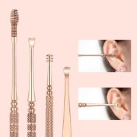 5/6/9Pcs Ear Cleaner Set Spiral Earpick Ear Wax Remover Ear Spoon Earpick Set Health Accessories