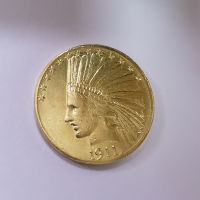 1ชิ้นไม่ใช่ของจริงหัว JF เหรียญทองเหรียญที่ระลึก911งานฝีมืออินเดียโบราณขนาดเส้นผ่าศูนย์กลาง27มิลลิเมตร