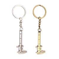 Vernier Caliper Ruler Keychain Bag Pendant Ornament Charm Measuring Gauging Tools Professional Vernier Caliper