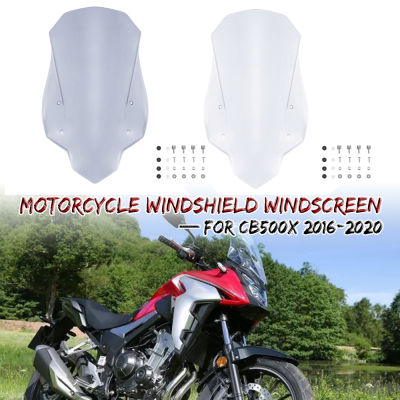 Windshield Windscreen For Honda CB500X CB 500 X CB 500X 2016-2018 2019 2020 Motorcycle Wind Shield Deflector Visor With Screws