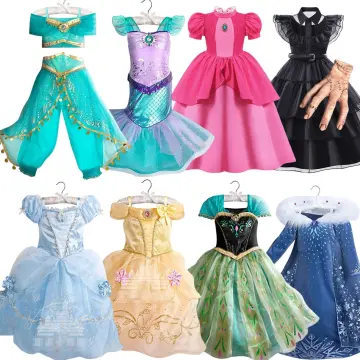 Princess Disney Pretty Little Girls Dresses Outfits Clothing Summer Kids  Clothes | eBay