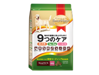 Smartheart gold 9 cares Adult 1 kg สมาร์ทฮาร์ท โกลด์ อาหารเม็ดสำหรับสุนัขโต รสเนื้อแกะและข้าว 1 กก.