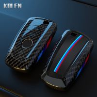 ABS Carbon Fiber Style Car Key Case Cover Shell Fob For BMW 1 3 5 7 Series X1 X3 X4 X5 X7 F10 F20 F30 F15 F16 F18 M3 M4 E34 E36