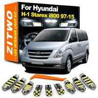 ZITWO LED ภายในโดมแผนที่ชุดไฟสำหรับ Hyundai H-1 H1 Starex I800 1997- 2008 2009 2010 2011 2012 2013 2014 2015อุปกรณ์เสริม