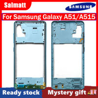 Salmatt สำหรับ Samsung Galaxy A51 A515/A515F/A515FN เต็มรูปแบบกลางกรอบเปลี่ยนกรอบกลางสำหรับ Samsung A51/A515F