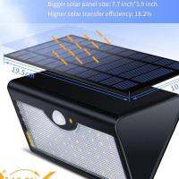 60 LED SOLAR MOTION SENSOR LIGHT โคมไฟโซล่าเซล ตรวจจับความเคลื่อนไหว เปิด/ปิดไฟอัตโนมัติ  ชาร์จไฟด้วยพลังงานแสงอาทิตย์ ขนาด 60 LED ความสว่าง  1300 Lumens แบตเตอรี่ 7800 mAh