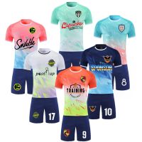 【hot】◎  Men Football Uniform Kids Soccer Jerseys 2022 New Sport Kits Shirt Child Tracksuits Sportswear Children Wear