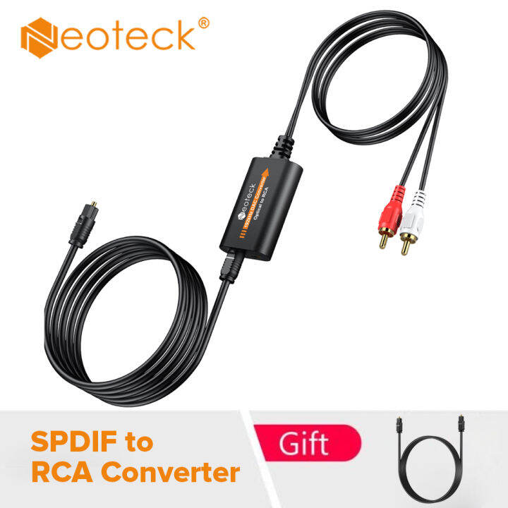 Neoteck 192kHz Digital to Analog Audio Converter SPDIF to RCA Optical