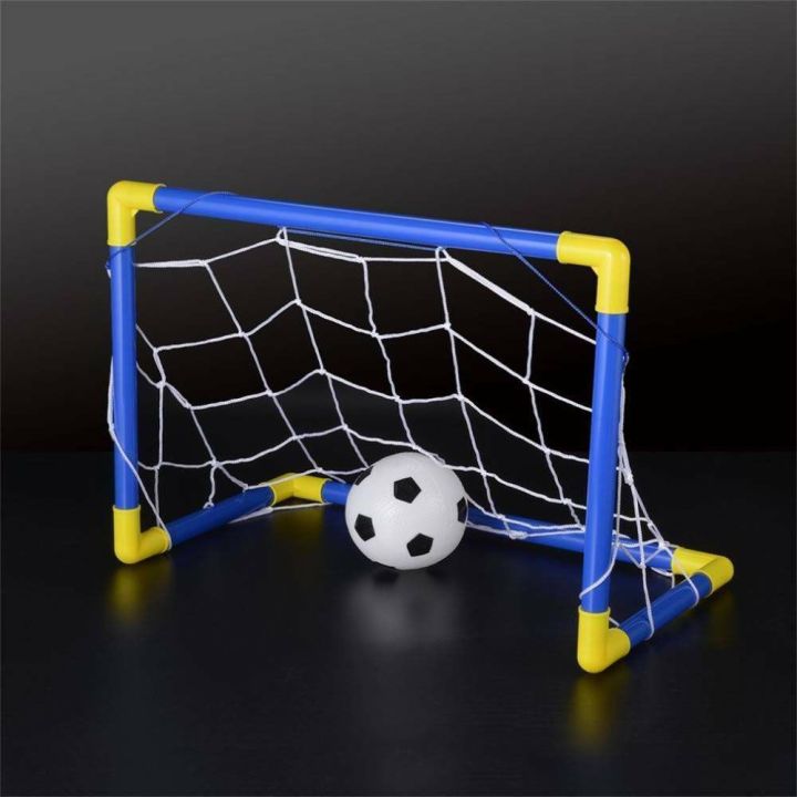 rongjingmall-เสาโกลฟุตบอลพับได้กลางแจ้งฟุตบอลกีฬาฟุตบอลกลางแจ้งแบบของเล่นปั๊มแบบ-diy