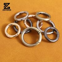 Metal spring gate O Openable Keyring Leather belt strap buckle trigger snap clasp clip connector