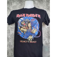 เสื้อยืดคอกลม สกรีนลาย IRON MAIDEN ผ้าฝ้ายแท้ แขนสั้น แฟชั่นสำหรับผู้ชายและผู้หญิง [จัดส่งจากประเทศไทย]