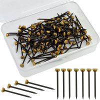 K1KA Boxed Picture Hanging Nails Picture Hang Solutions Black Nails and ss Head for ss Picture Hangers Frame Hangers