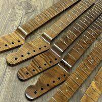 22Frets อบเมเปิ้ลคอสำหรับกีตาร์ TELE เมเปิ้ลนิ้วมือ 8mm หลุมสำหรับการเปลี่ยนกีตาร์ไฟฟ้า tele