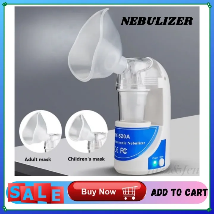 Jazzandjen Kids Portable Mesh Nebulizer Ultrasonic Nebulizer Machine