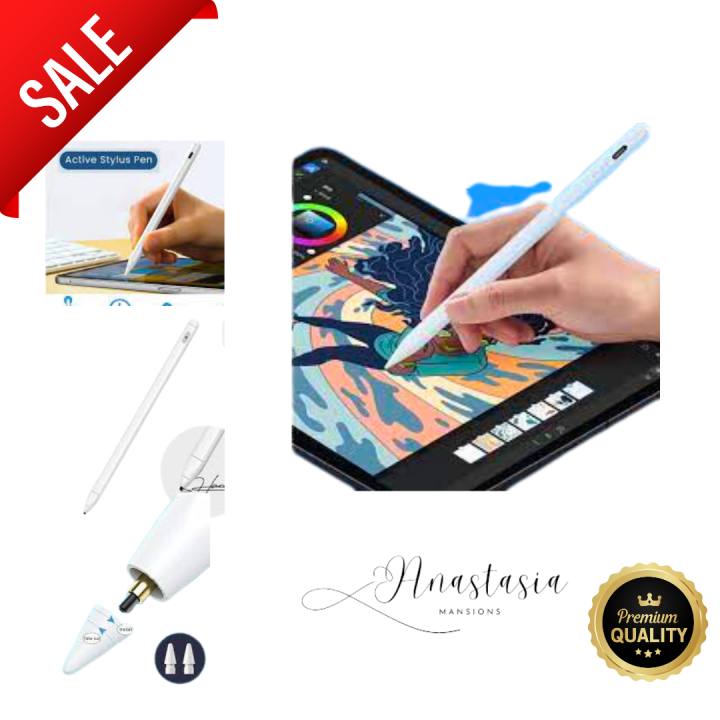 High Precision Pro Active Stylus Pen for Tablets Universal Fine Point