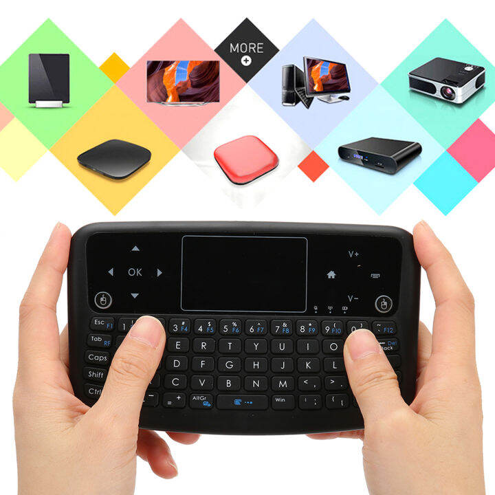 [Zeberdany] A36 mini wireless keyboard remote control mouse touchpad