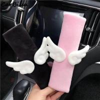 1 Pair Angel Wings Seatbelt Shoulder Pad Protector Lovely Animal Auto Seat Belt Strap Harness Cushion Cute Bear Protective Cover Seat Covers