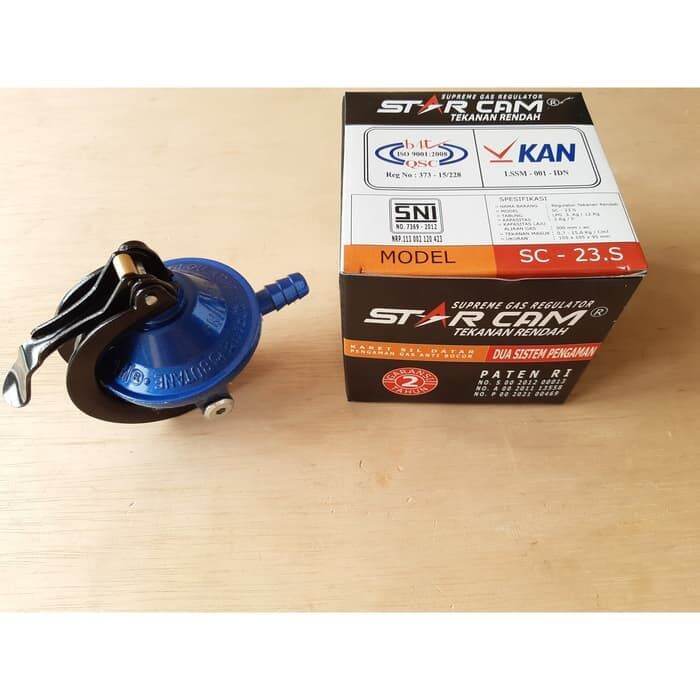4you` REGULATOR GAS / KEPALA GAS STARCAM OTOMATIS SC23S MODEL JEPIT