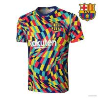 JS 21-22 FC Barcelona Football Jersey Tshirt Training Wear Sports Top Unisex Tee Plus size SJ