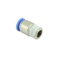 The Push to Connect Joint 1/2 OD Tube x 1/2 Male NPT Pneumatic Straight Round Fitting