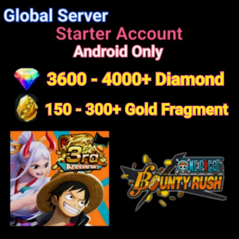 ONE PIECE Bounty Rush Starter Account - ( Global