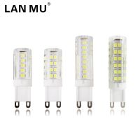 หลอดไฟโคมไฟ LED G9 AC 220V 230V 240V 3W 4W 5W 7W 2835หลอดไฟ LED SMD เซรามิคแทนที่ G9ฮาโลเจนสำหรับโคมระย้า