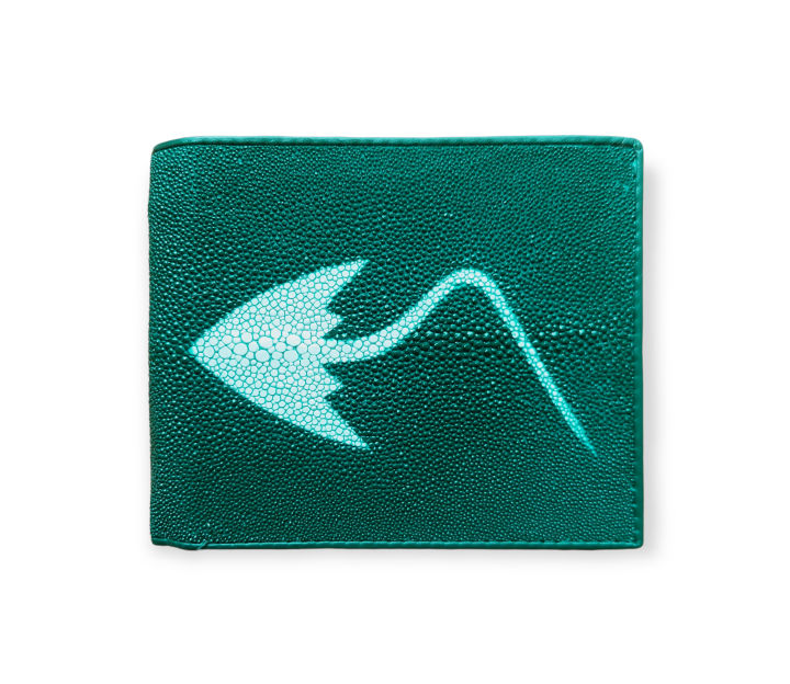 กันน้ำสวยงามเกินราคา-กระเป๋าสตางค์หนังปลากระเบนแท้-genuine-stingray-wallet-กระเป๋าสตางค์ชาย-กระเป๋าตังค์หญิง-กระเป๋าสตางค์เล็ก-2-พับสั้น