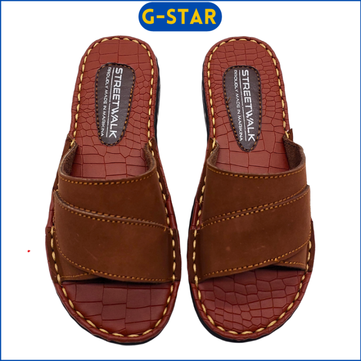 GStar Footwear Slip On Sandals For Women & Hand-sewn Flat Sandals For ...