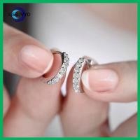 NAILS STUDIO ผู้หญิงผู้ชาย 8mm Daith Conch Snug Helix Cartilage Tragus แหวนจมูก เครื่องประดับร่างกาย ลูกบาศก์เซอร์โคเนีย ต่างหู CZ หลากสี CZ เจาะหู ต่างหูเพทาย