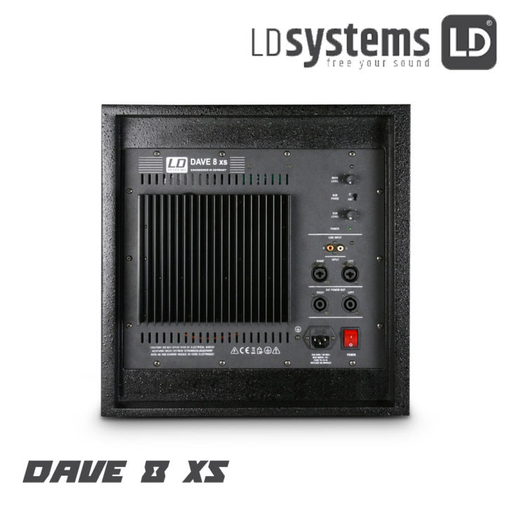 ld-system-dave8xs-ชุดเครื่องเสียงลำโพงเคลื่อนที่ขนาด-8-นิ้ว-เสียงดีเยี่ยม-คุ้มค่าคุ้มราคา-รับประกัน-1-ปีเต็ม