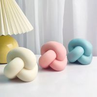 3D Winding Thick Rope Knot Candle Silicone Mold Large DIY Bedroom Aromatherapy Handmade Soap Gypsum Resin Mold Home Decor Gifts