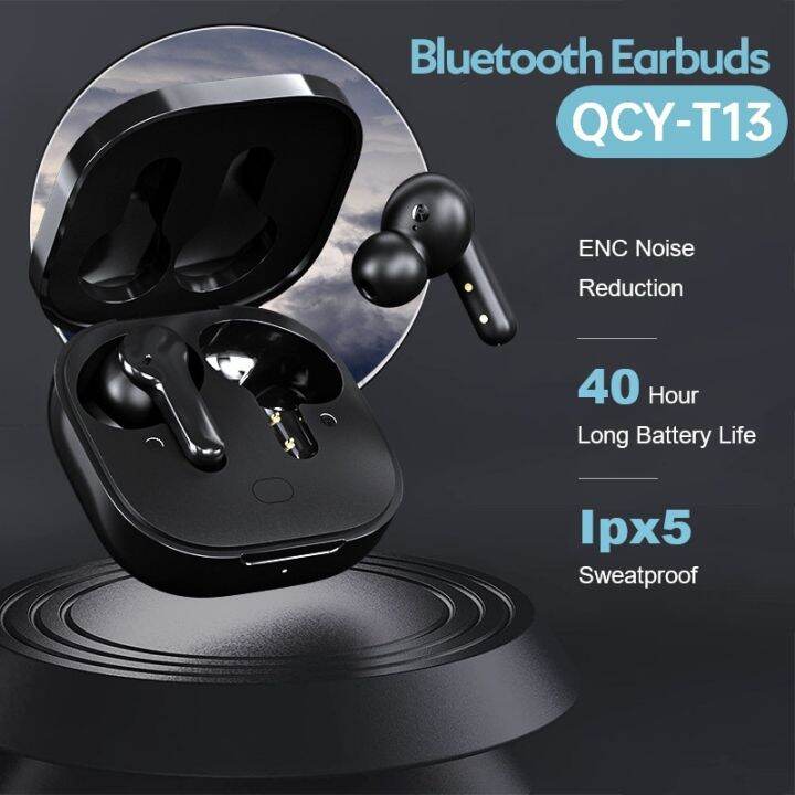 QCY T13 T1C Wireless Earphones TWS Bluetooth 5.0 3D Stereo Earbuds ...