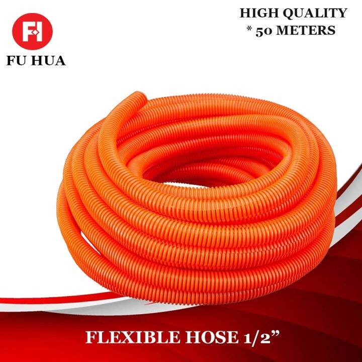 cqwec7 1/2 INCH PVC Corrugated Electrical Flexible Hose 50 meters