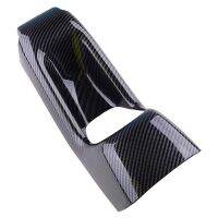 Carbon Fiber Style Rear Seat Armrest Box Anti Kick Cover Trim Fit for -V Vezel 2016 2017 2018 2019