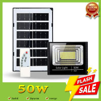 ไฟLEDสปอร์ตไลท์โซล่าเซลล์ 50w solar light ไฟสปอตไลท์ ไฟ solar cell หลอดไฟ โคมไฟ ไฟพลังงานแสงอาทิตย์ ไฟโซล่าเซลล์ FLASH SALE ของแท้100%