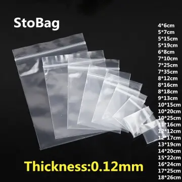 StoBag Transparent Plastic Zip Lock PVC Jewelry Storage Packaging