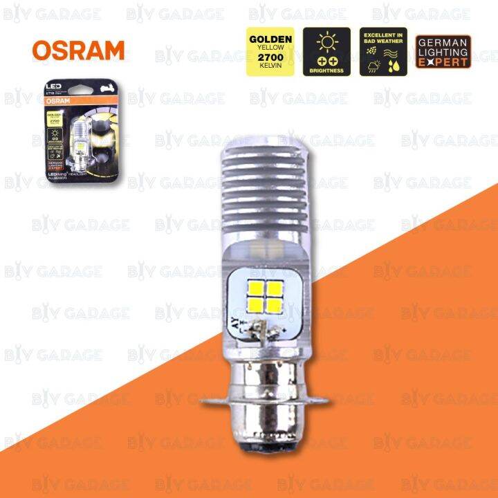 hot-osram-หลอดไฟหน้ามอเตอร์ไซค์-led-รุ่น-t19-สี-golden-yellow-2-700-kelvin-13-5v-5-5-5w-ส่งด่วน-หลอด-ไฟ-หน้า-รถยนต์-ไฟ-หรี่-รถยนต์-ไฟ-โปรเจคเตอร์-รถยนต์-ไฟ-led-รถยนต์