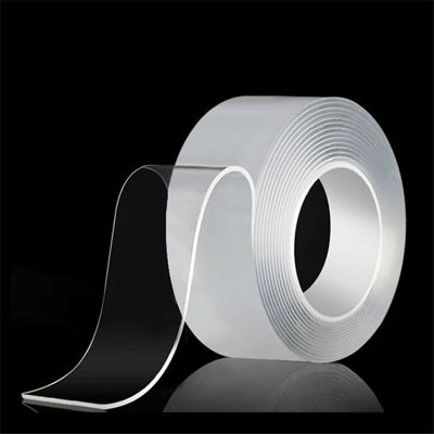 ❖ Waterproof Transparent Double Sided Nano Tape Reuse Home Tapes Adhesives Porcelain Wood Metal Plastic Super Glue