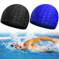 Elastic Swimming Cap Swiming Pool Protect Hair Ears Cap For Women Men Swimming Free Size Bathing Caps Swim Caps