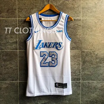 Shop Lakers Jersey White Blue with great discounts and prices