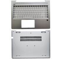 NEW For HP Probook 14 440 G6 445 G6 440 G7 445 G7 Silver C shell 4BX8JTATP10 Laptop Palmrest upper cover/BOTTOM CASE