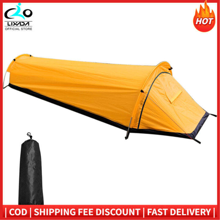 Backpacking Tent Outdoor Camping Sleeping Bag Tent Lightweight Single Person Tent Lazada PH