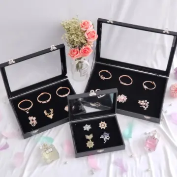 Pin Display Case Frame Brooch Medal Badge Storage Box Desktop Tray