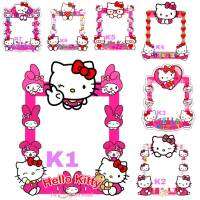 HELLO KITTYกรอบป้ายภาษีรถยนต์ กรอบป้าย พรบรถน่ารัก ผลิตจากพลาสติกที่มีคุณภาพดี ทนความร้อนสูง ติดแน่นดี ติดตั้งเองได้ง่าย