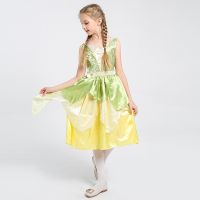 [COD] Cross-border Tiana dress childrens costume of Oz play